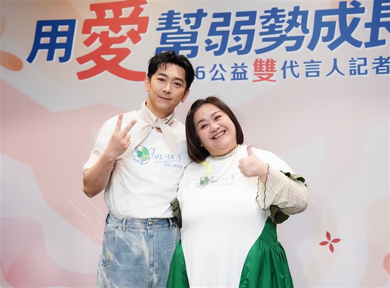 「金鐘影后」鍾欣凌與「金馬男星」施名帥擔任代言人。（圖／記者趙于瑩攝影）