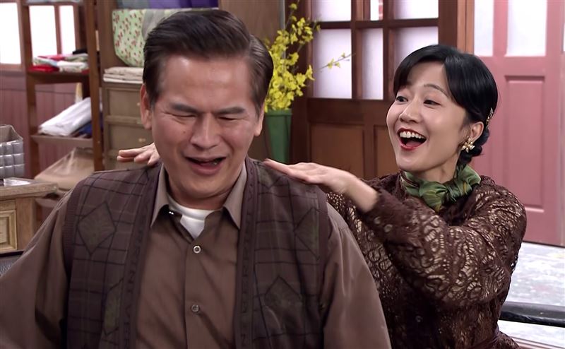 馬國賢（左）和陳婉婷在劇中常有逗趣演出。（圖／台視提供）