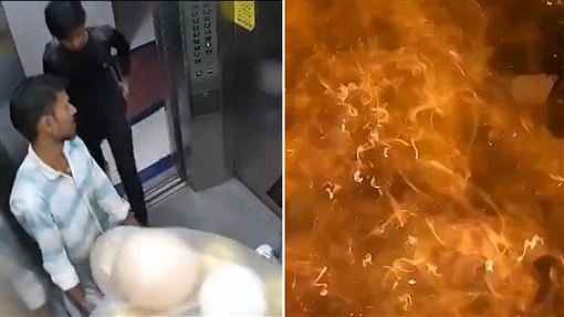 外送員帶氣球進電梯 下秒瞬爆3人被火吞噬