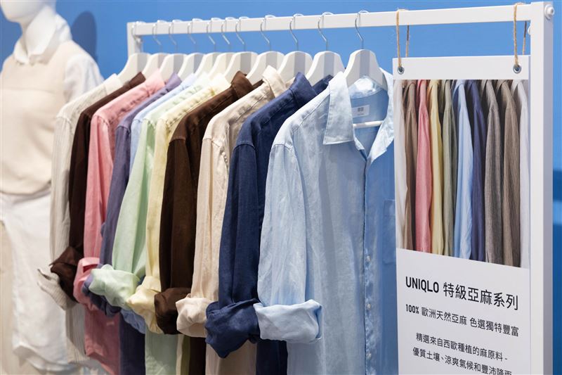 亞麻以輕盈透氣的質地回應春夏氣候。（圖／品牌業者提供）