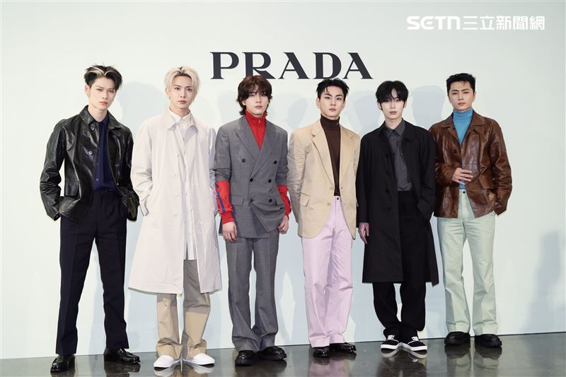 ENHYPEN出席活動（左起）NI-KI、HEESEUNG（羲承）、JAKE、JUNGWON（禎元）、SUNOO（善禹）、JAY。（圖／記者趙于瑩攝影）