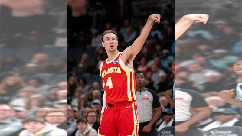 肯納德（Luke Kennard）。（圖／翻攝自X平台 @ATLHawks）