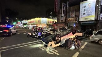 毒蟲逆向狂飆閃神撞翻！慘吞16萬罰單