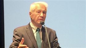 前挪威總理賈格蘭德(右)也涉入艾普斯坦案遭到調查（圖／翻攝自X平台 @TJagland）