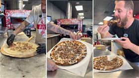 捕捉綠鬣蜥的男子伊茲奎艾多（Ryan Izquierdo）就保留幾隻冷凍鬣蜥，將牠們做成「佛州男人披薩」。（圖／翻攝自IG平台@ryan_izquierdo）