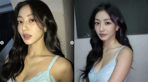 TWICE志效「深V蕾絲大解放」洩性感美胸