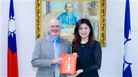 鄭麗文會見AIT處長谷立言(圖／國民黨提供)
