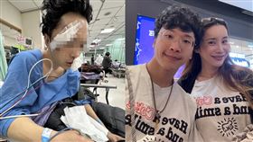 廣告男星蘇德揚因為拍攝民視八點檔發生嚴重意外，結婚計畫全毀。（圖／未婚妻Rena提供）