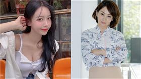 網紅陳沂開嗆郁方（右）是老藝人，並直言「李雅英（左）的錢高興怎麼花，到底關妳郁方什麼事？」（圖／翻攝自李雅英IG、資料照）