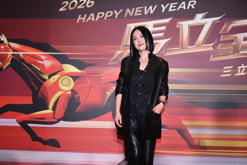 苗可麗談八點檔工安意外。(圖/記者鄭孟晃攝影)