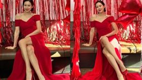 逆齡狀態再度掀起熱議，孫藝珍用一襲紅色禮服證明，美從來與年齡無關。（圖／翻攝自孫藝珍IG）