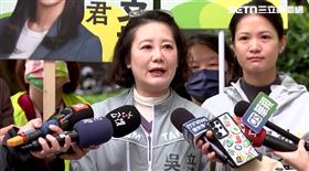 吳思瑤接受媒體聯訪反擊蕭旭岑（圖／翻攝畫面）