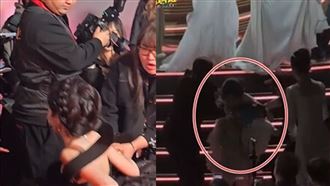 章若楠、古力娜扎舞台慘摔！驚險畫面流出