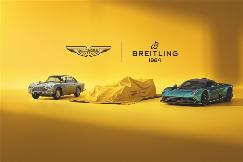 百年靈與Aston Martin及Aston Martin Aramco F1車隊展開全球合作。（圖／Breitling提供）