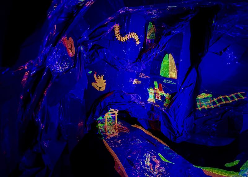 第三屆馬祖國際藝術島，台灣黃金博物館工作坊。（圖／中華文化總會提供）