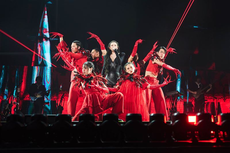 魏如萱在小巨蛋開唱。（圖／好多音樂提供）