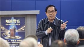 陳水扁台北出席講座　暢談成長歷程（2）前總統陳水扁（圖）7日應邀到台北擔任南一中校友交流會特別講座主講人，暢聊自身成長歷程，吸引大批民眾到場關注聆聽。中央社記者王飛華攝　115年2月7日