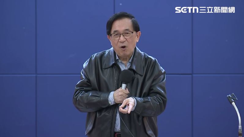 前總統陳水扁7日演講後接受民眾提問（圖／翻攝畫面）