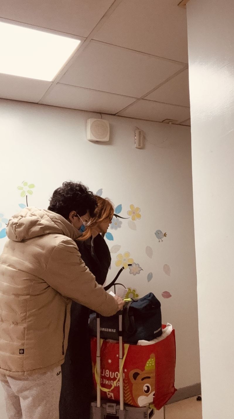 蘇德揚出院返家休養。（圖／翻攝自Threads）