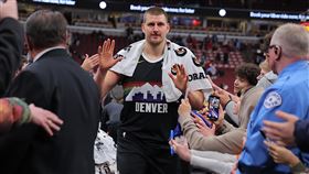 丹佛金塊中鋒約基奇（Nikola Jokic）。（圖／美聯社／達志影像）