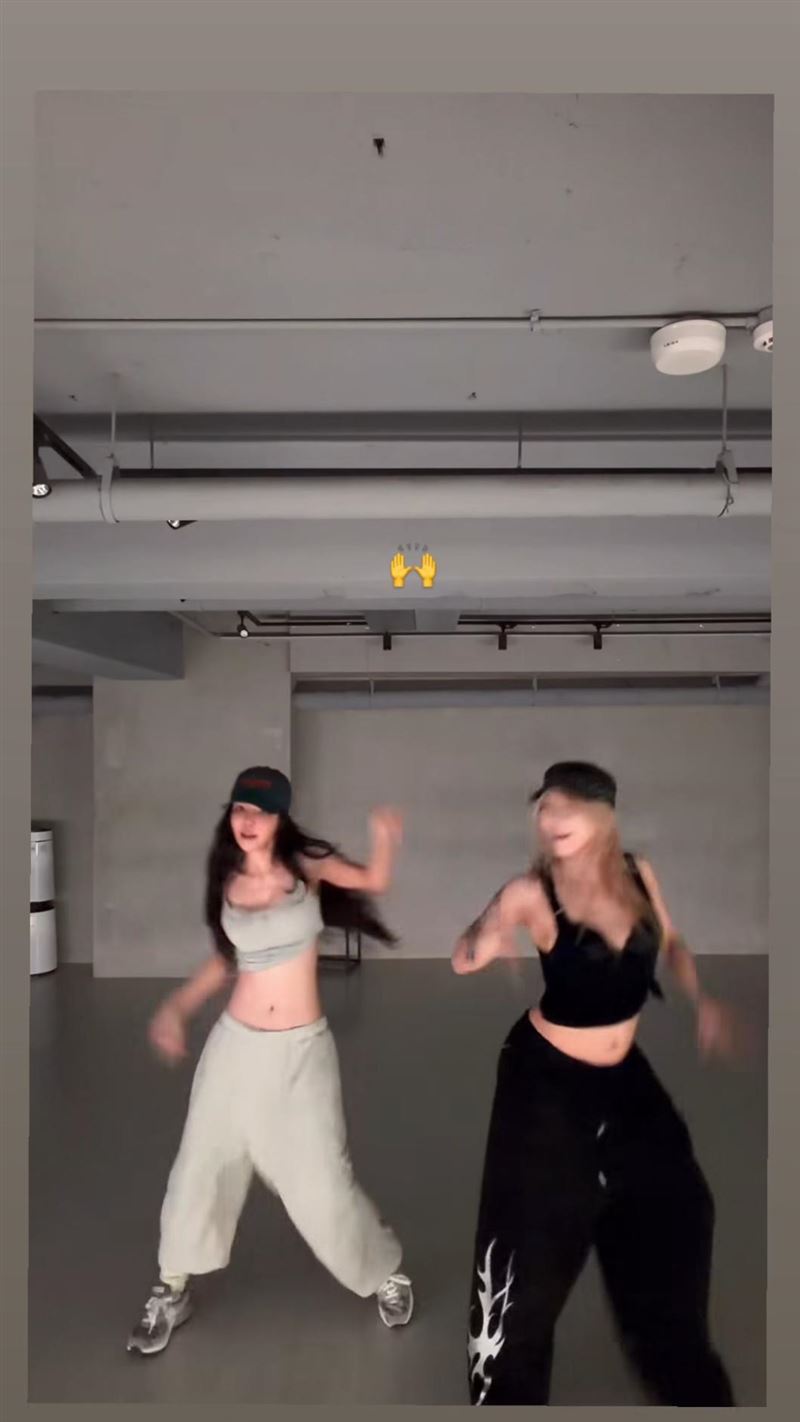 李毓芬曬出跳舞影片。（圖／翻攝自IG）