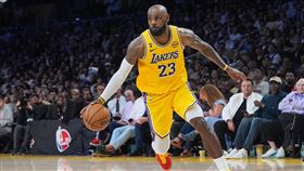 詹姆斯（LeBron James）。（圖／美聯社／達志影像）
