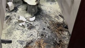 北捷縱火,廁所（圖／翻攝畫面）