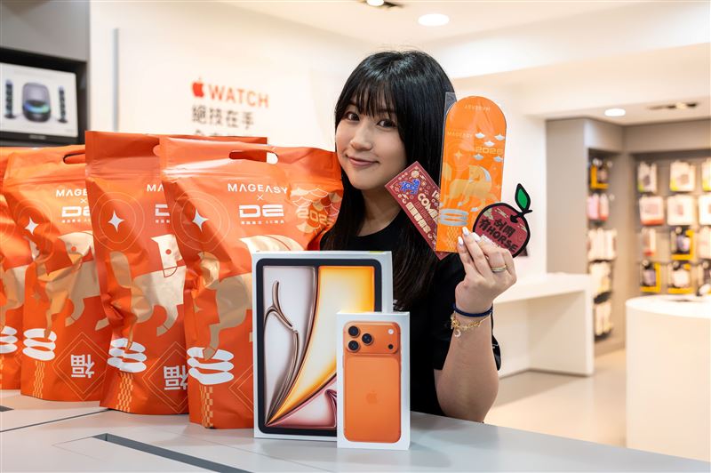 德誼數位馬年新春福袋內含「刮開有HORSE」刮刮卡一張，有機會花1元就能一次帶走iPhone 17 Pro Max 512GB與iPad Air M3 128 GB。（圖／品牌業者提供）