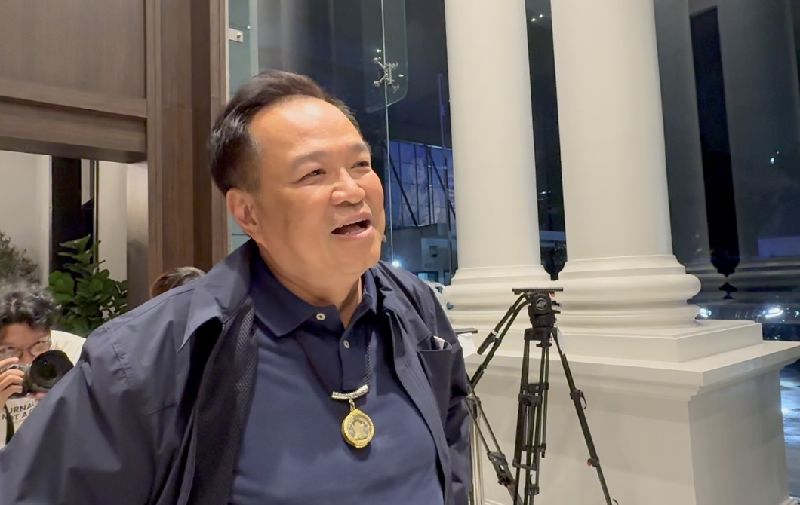 泰國現任總理阿努廷所屬的泰自豪黨在8日大選中取得最多席次成為最大黨。（圖／中央社）