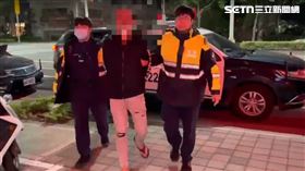 新北,新北市,搶案,超商,計程車,長刀,五股,現金,投案,嫌犯,店員。（圖／翻攝畫面）