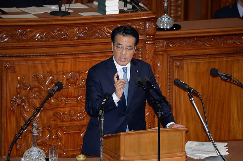 日本立憲民主黨（CDPJ）重量級大老、曾連任十屆眾議員的岡田克也在本次大選意外落馬！（圖／翻攝自岡田克也臉書）