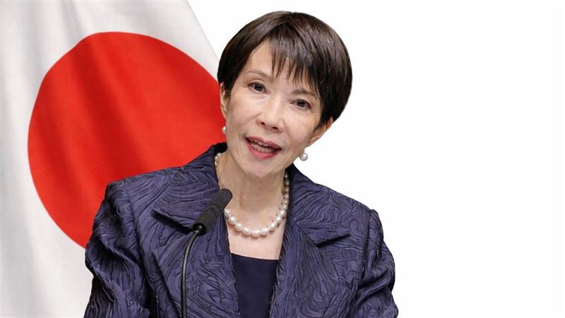 日本首相高市早苗帶領自民黨抵禦了北京帶起的「紅色逆風」席捲各大選區，創下史詩級的勝利！（圖／翻攝自高市早苗IG、AI製圖）