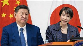 高市早苗、習近平（圖／資料照，AI生成圖）