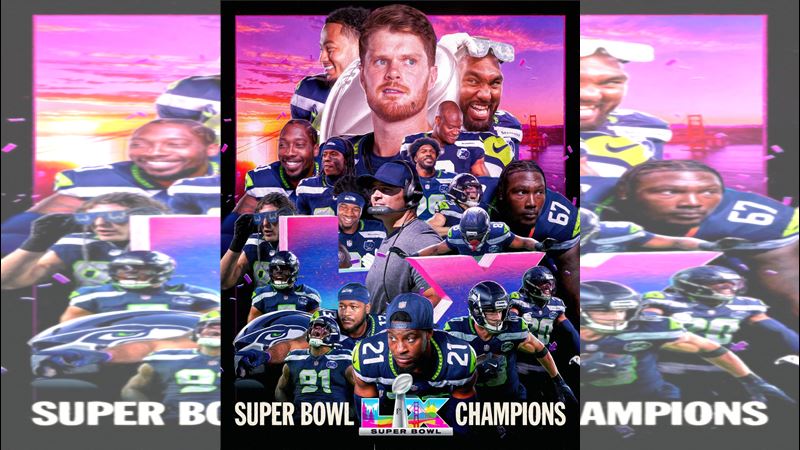 西雅圖海鷹拿下超級盃冠軍。（圖／翻攝自X平台 @NFL）