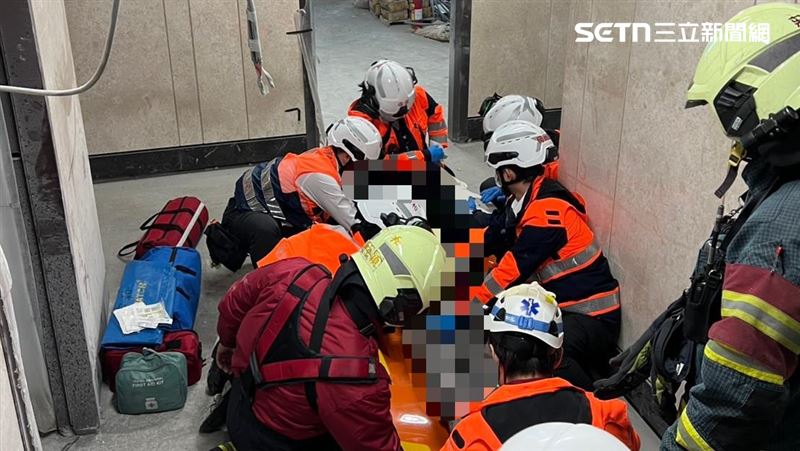 和平東路工安意外　工人失足墜5層樓送醫