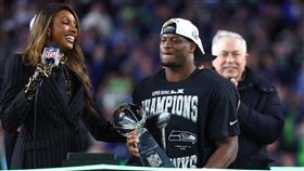 西雅圖海鷹跑衛沃克（Kenneth Walker III）。（圖／路透社／達志影像）