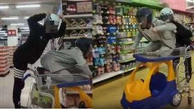 重慶重機,台中,89男,兒童推車,特技,家樂福,提告（圖／翻攝畫面）