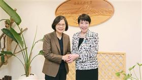 前總統蔡英文在x上發文祝賀高市早苗。（圖／翻攝蔡英文ｘ)