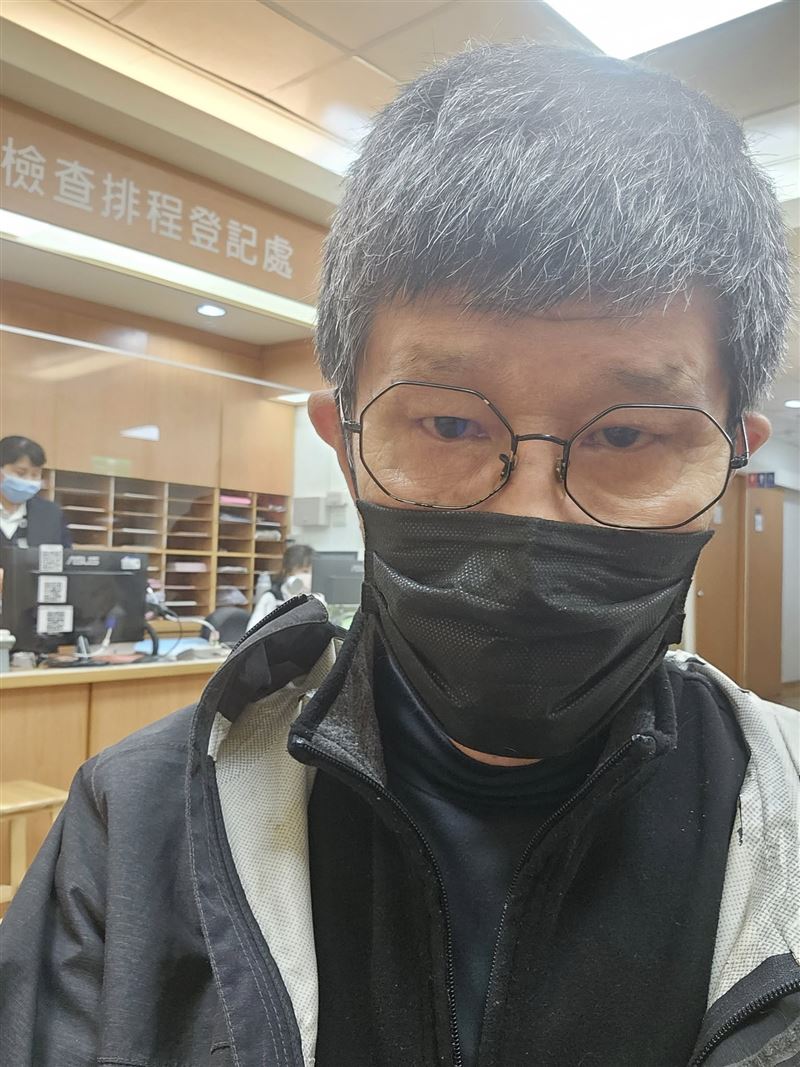 虞戡平治療中。（圖／翻攝自虞戡平臉書）