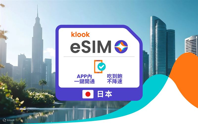 Klook提供「eSIM不穩就退」服務，並於3月4日前推eSIM 10元起。（圖／Klook提供）
