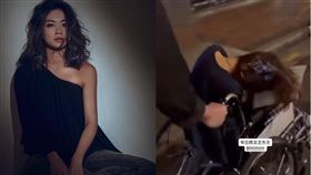 盧頌之喝到斷片，被友人用輪椅推著走。（圖／翻攝自IG）