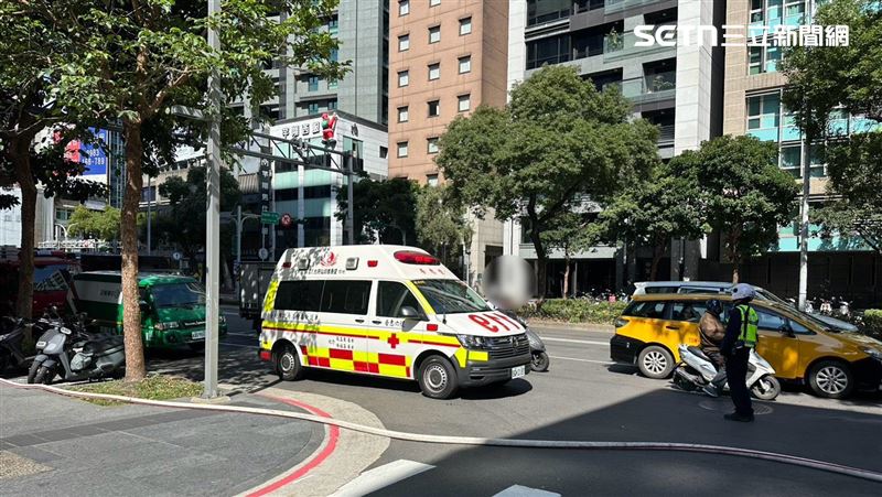 北市林女睡覺時點燃香氛蠟燭，卻引發火警導致蔡翁嗆傷。（圖／翻攝畫面）