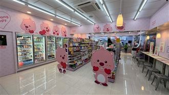 ZANMANG LOOPY攻佔萊爾富 12粉紅萌店登場