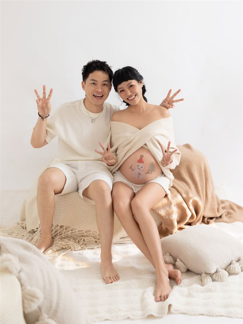 楊昇達與若綺迎來愛女「小雪寶」。（圖／翻攝自楊昇達IG）