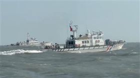 中國海警侵擾金門限制水域　海巡超前部署強勢驅離。（圖／海巡署）
