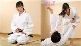 柔道天才少女村流那性慾一飛沖天，近期出道拍AV，來滿足她的需求。（圖／翻攝自Ｘ）