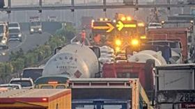 雲林縣,斗南,事故,時速,雲林,國道,車禍,回堵,追撞,車道。（圖／翻攝自高公局官網）