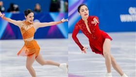 史基扎絲（Madeline Schizas）代表加拿大參加花滑比賽。（圖／取自maddieschizas IG）
