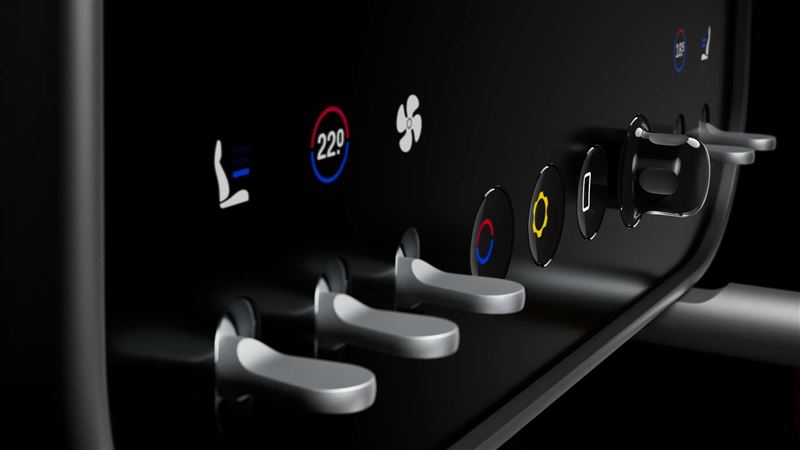 實體按鍵不只操作直覺，也能展現設計感與品味。（圖／翻攝Ferrari網站）