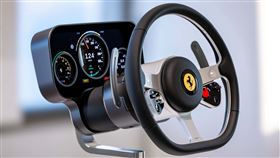 法拉利首款純電超跑Luce車艙設計。（圖／翻攝Ferrari網站）